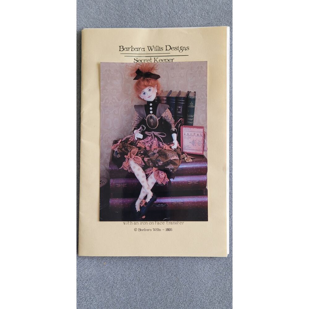 BARBARA WILLIS DESIGNS Secret Keeper Doll Pattern/Instructions
